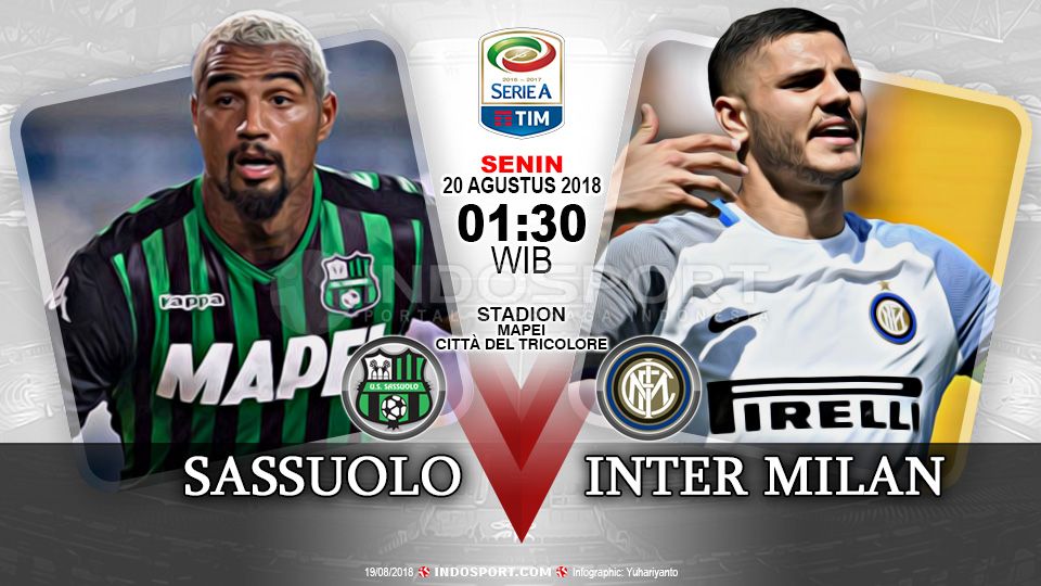 Sassuolo vs Inter Milan (Prediksi) Copyright: © Indosport.com