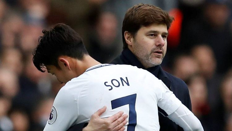Tottenham Hotspur terancam kehilangan bintangnya asal Korea Selatan, Son Heung-Min, apabila mereka benar-benar serius memecat Mauricio Pochettino sebagai pelatih. Copyright: © Mirror