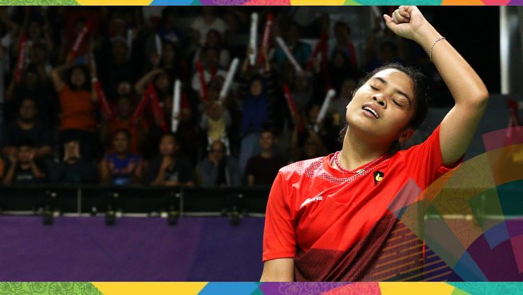 Gregoria Mariska Tunjung, tunggal putri Indonesia di Asian Games 2018. Copyright: © Humas PBSI