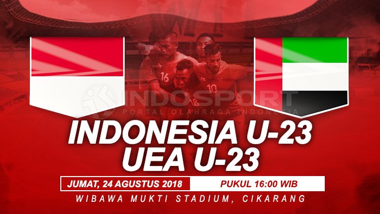 Indonesia U-23 vs UEA U-23. Copyright: © INDOSPORT