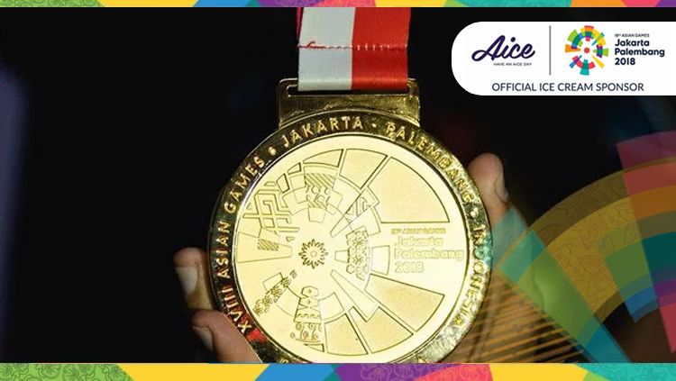 Medali Emas Asian Games 2018. Copyright: © INDOSPORT