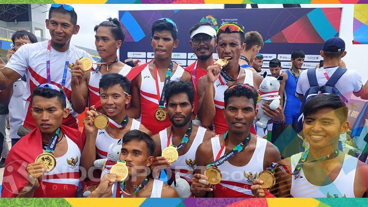 Atlet Dayung Indonesia yang Meraih Emas di Asian Games 2018 Copyright: © INDOSPORT/Lanjar Wiratri