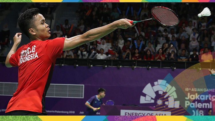 Anthony Sinisuka Ginting, pebulutangkis Indonesia. Copyright: © Humas PBSI