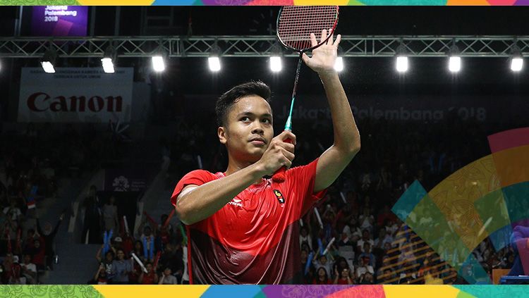 Anthony Sinisuka Ginting, pebulutangkis Indonesia. Copyright: © Humas PBSI