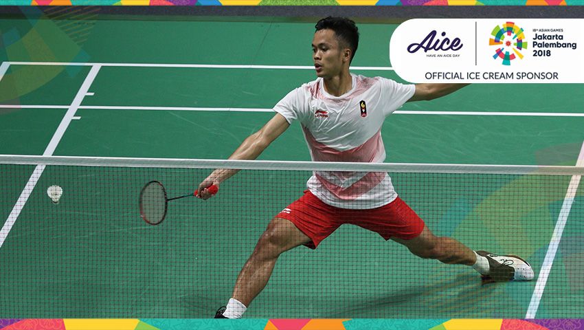 Anthony Sinisuka Ginting pebulutangkis Indonesia. Copyright: © Humas PBSI