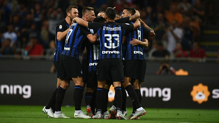 Selebrasi pemain Inter Milan. Copyright: © Getty Images