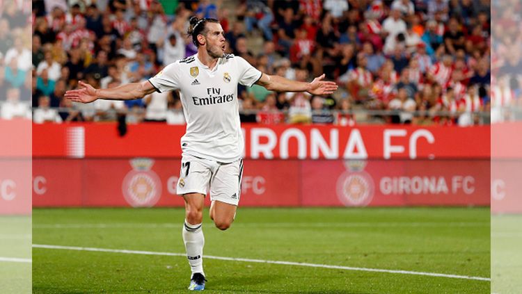 Gareth Bale usai mencetak gol Copyright: © Getty Images