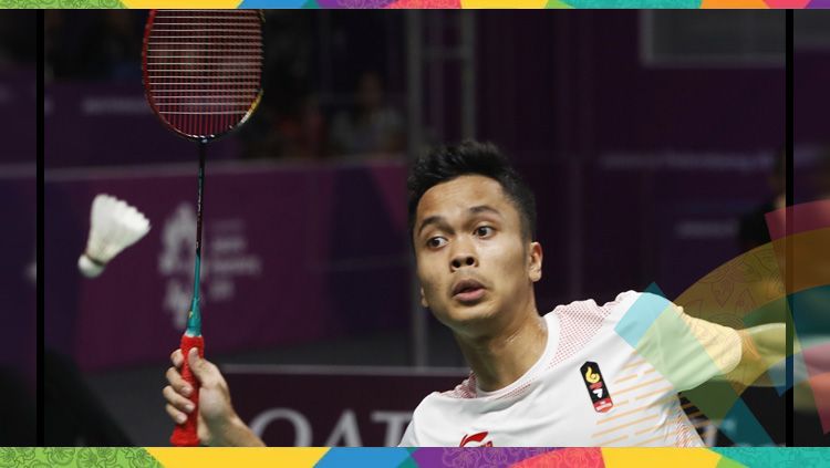 Anthony Sinisuka Ginting pebulutangkis Indonesia. Copyright: © Soicaumienbac.cc