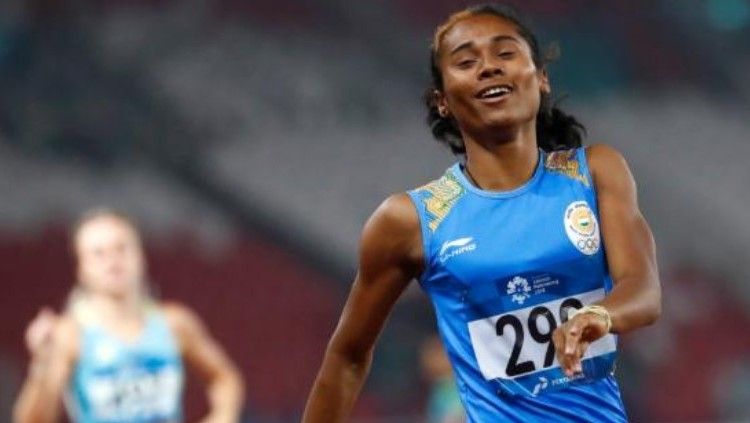 Pelari India, Hima Das Berhasil Memenangkan Medali Perak di Asian Games 2018 Copyright: © North East India