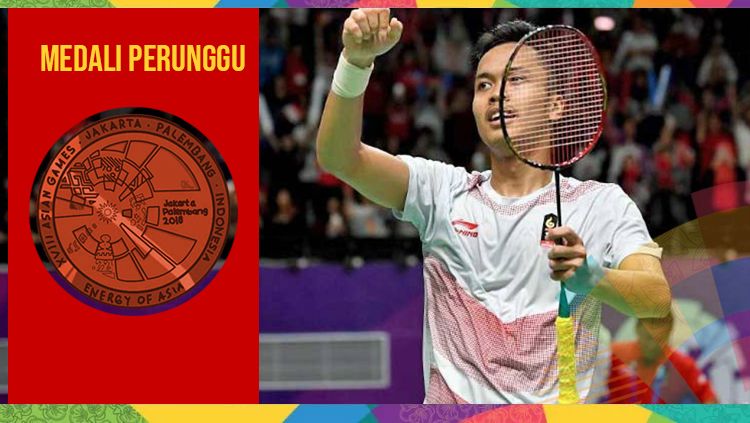 Anthony Sinisuka Ginting sumbang medali perunggu di Asian Games 2018. Copyright: &copy; INDOSPORT