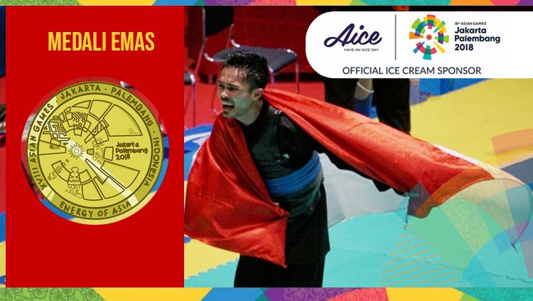 Pesilat Abdul Malik sumbang medali emas di Asian Games 2018. Copyright: © INDOSPORT
