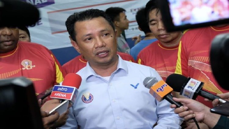 Presiden Asosiasi Bulutangkis Malaysia (BAM),Norza Zakaria mengucapkan kalimat sesumbar ini setelah Malaysia berhasil meraih tiga medali emas di SEA Games 2019. Copyright: © the star