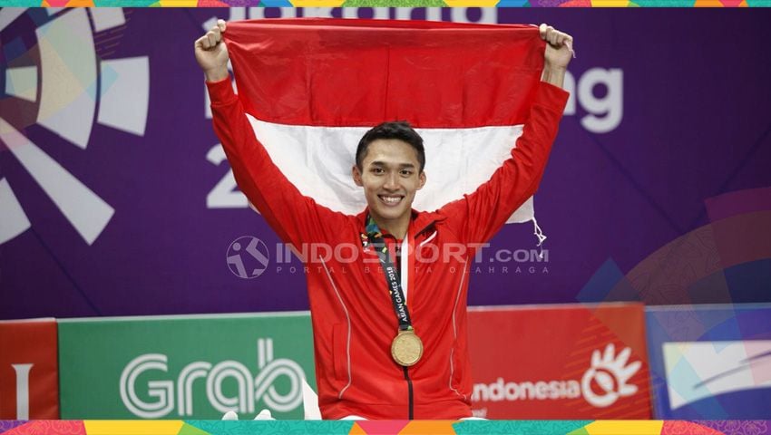 Jonatan Christie pebulutangkis Indonesia. Copyright: © Herry Ibrahim/Indosport.com
