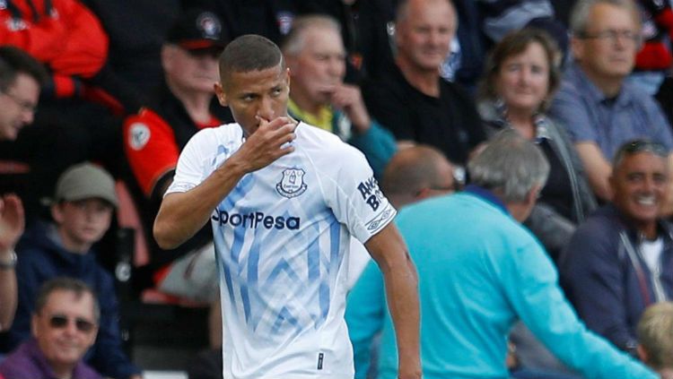 Richarlison, pemain Everton yang dicobak didatangkan Liverpool. Copyright: &copy; The Sun