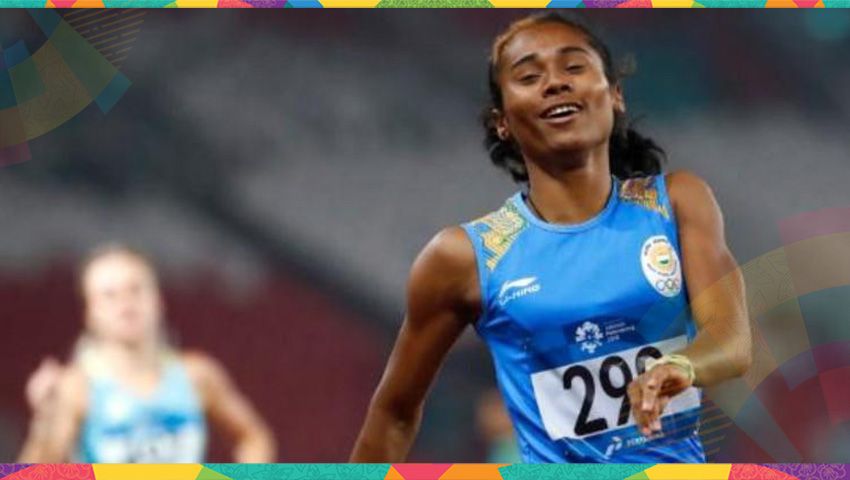 Pelari India, Hima Das Berhasil Memenangkan Medali Perak di Asian Games 2018. Copyright: © North East India