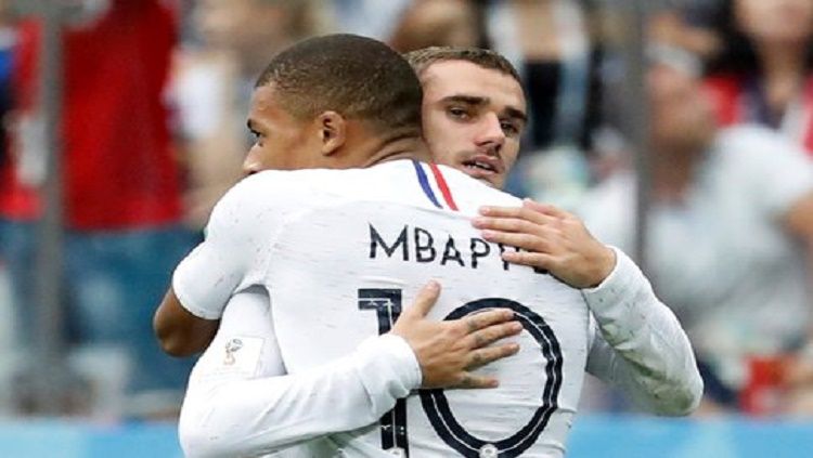 Mbappe dan Griezmann merupakan pemain kunci Timnas Prancis. Copyright: © reuters