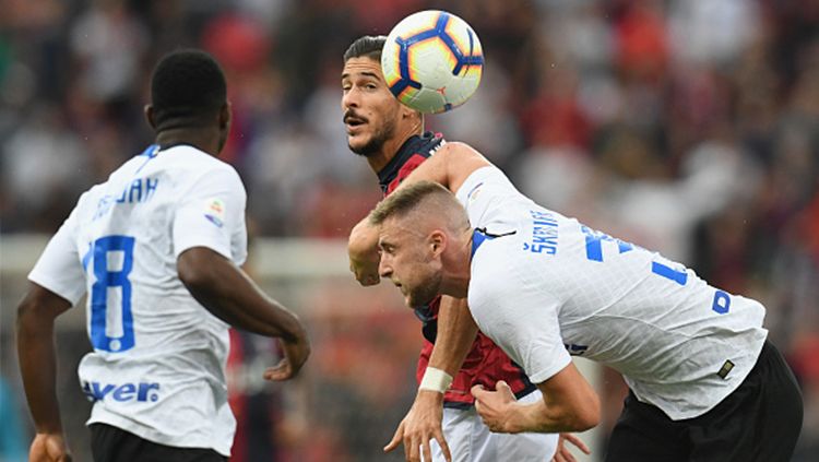 Pertandingan Serie A Italia: Bologna vs Inter Milan. Copyright: © Getty Images