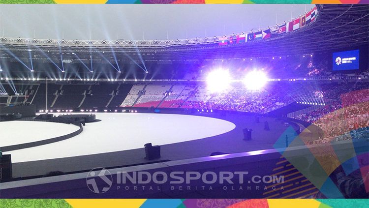 Persiapan upacara penutupan Asian Games di Stadion Gelora Bung Karno Copyright: © INDOSPORT/Alfia Fadilla