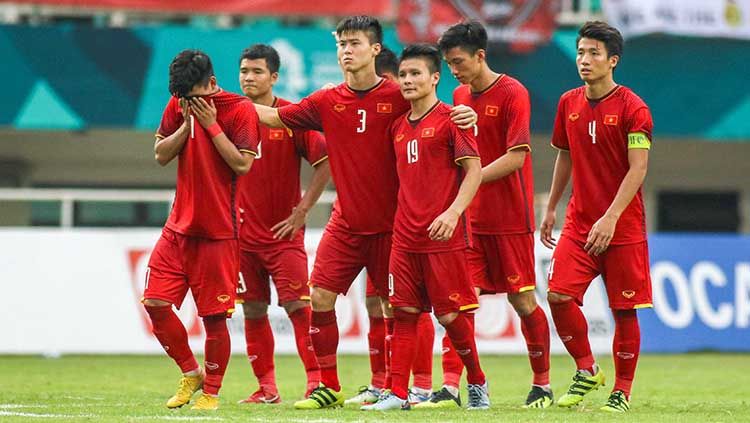 Skuat Vietnam U-23 yang berlaga di Asian Games 2018. Copyright: © bongda.com.vnb