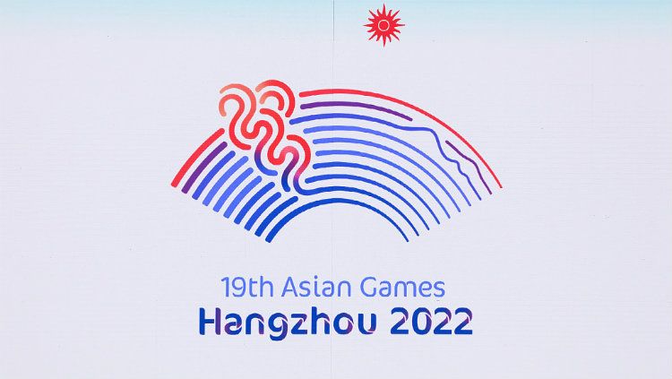 Logo Asian Games 2022 yang berlangsung di Hangzhou, China. Copyright: © China Daily/VCG