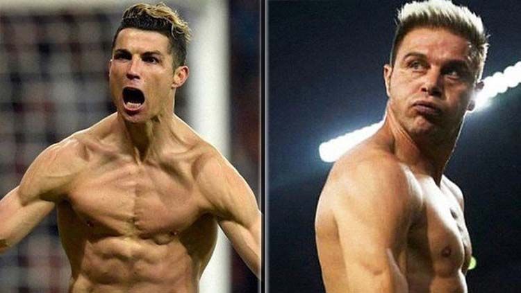 Tubuh kekar Cristiano Ronaldo yang dibandingkan dengan pemain Real Betis Copyright: &copy; Marca