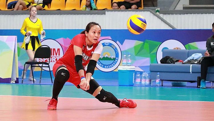 Atlet voli putri Indonesia Berllian Marsheilla. Copyright: © Twitter/@Berllian_5