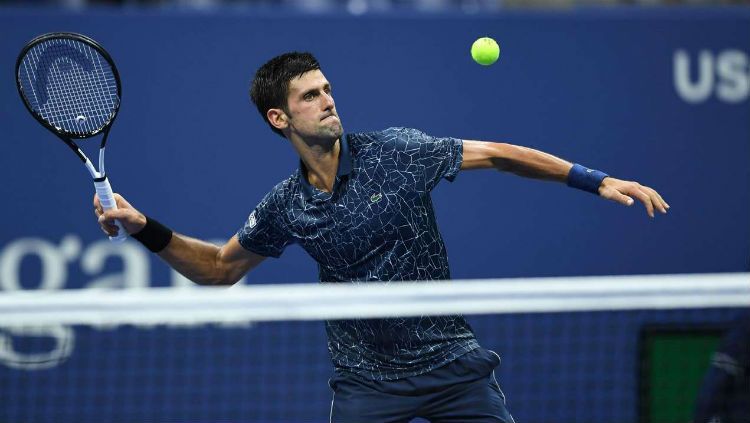Novak Djokovic di US Open 2018. Copyright: © DNA India