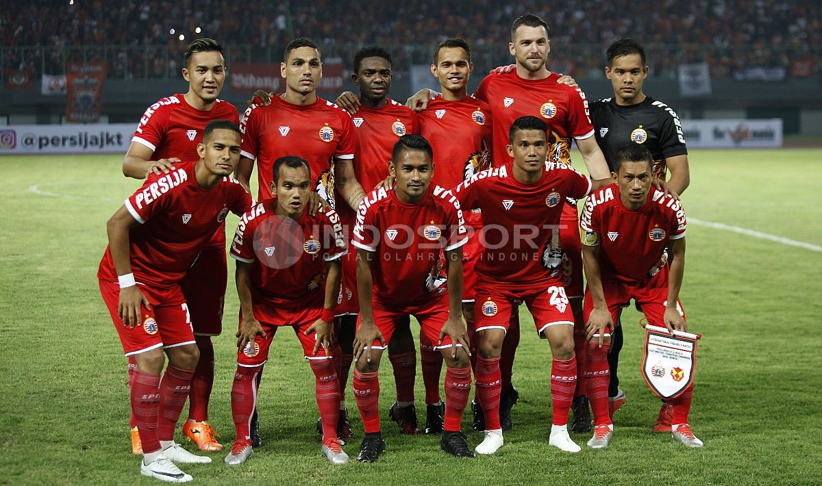 Skuat Persija Jakarta. Copyright: © INDOSPORT/Herry Ibrahim