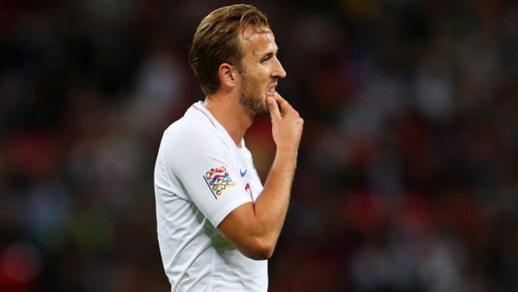 Penyerang Tottenham Hotspur dan Timnas Inggris, Harry Kane. Copyright: © Getty Images