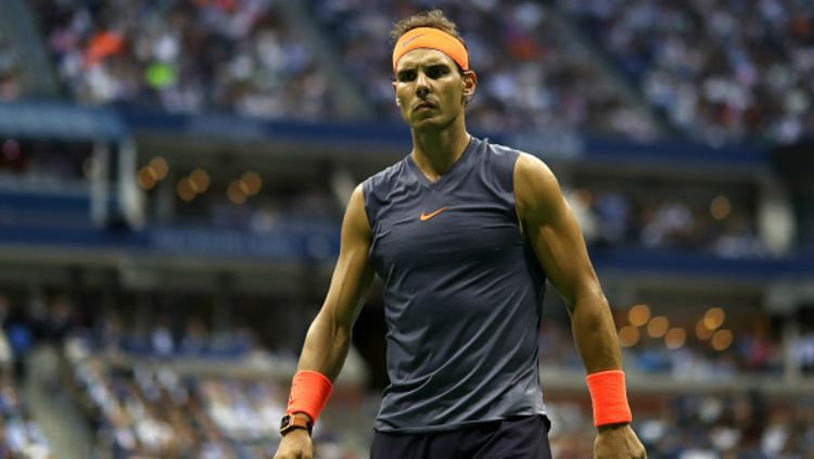 Rafael Nadal di AS Terbuka 2018. Copyright: © Getty Images