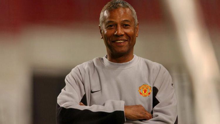 Pelatih Mauritius, Francisco Filho, saat masih di Manchester United. Copyright: © Getty Images