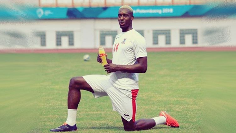 Justin Jonathan pemain Timnas Mauritius. Copyright: © Justin Jonathan