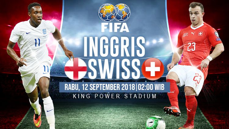 Inggris vs Swiss. Copyright: © INDOSPORT