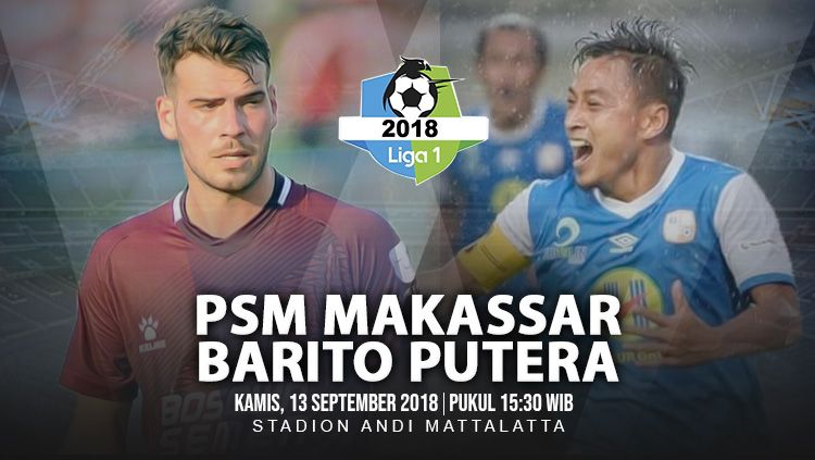 PSM Makassar vs Barito Putera. Copyright: © INDOSPORT