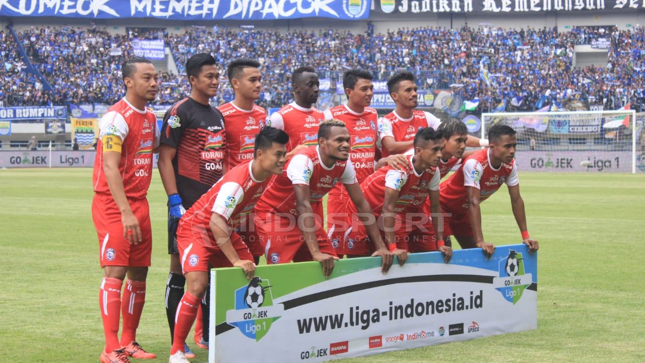 Skuat Arema FC. Copyright: © Arif Rahman/Indosport.com