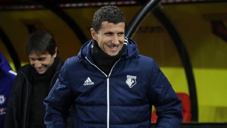 Javi Gracia tidak berminat mengintip sesi latihan Unai Emery. Copyright: © The Times