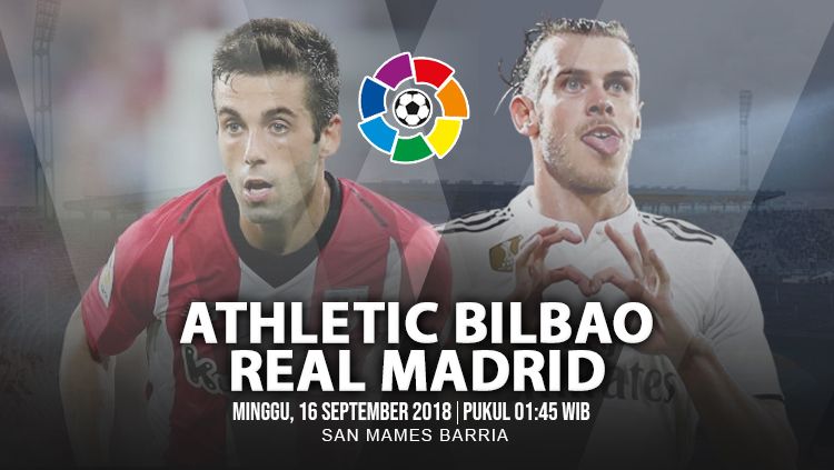 Athletic Bilbao vs Real Madrid. Copyright: © INDOSPORT