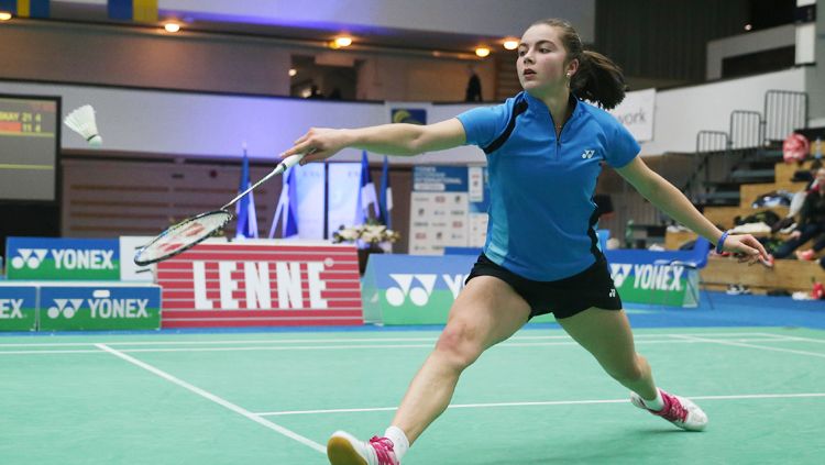 Pebulutangkis cantik Ukraina, Marina Ilyinskaya. Copyright: &copy; Badminton Europe