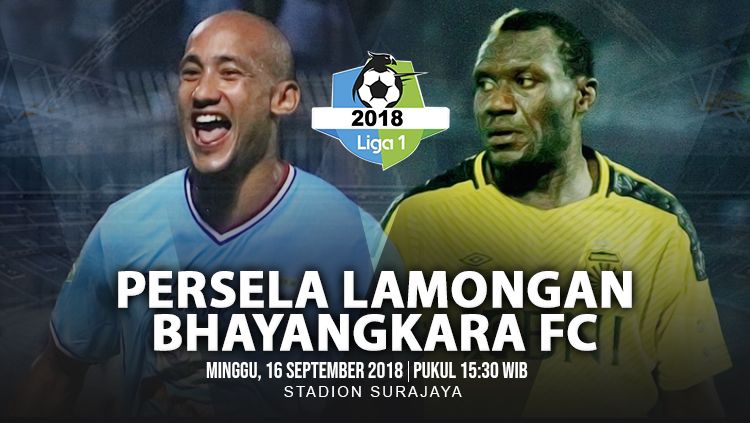 Persela Lamongan vs Bhayangkara FC. Copyright: © INDOSPORT