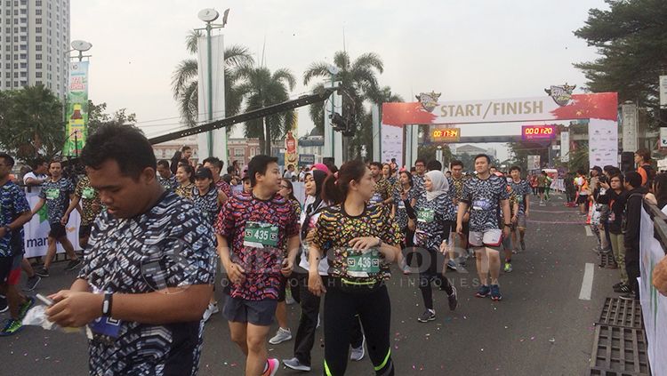 Summarecon Mall Serpong bersama Summarecon Serpong untuk ketiga kalinya mengadakan kompetisi lari yaitu Serpong Green Warrior Run 2018. Copyright: © Daniel Ramos Putra/INDOSPORT