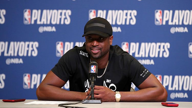 Dwyane Wade, pemain bintang Miami Heat. Copyright: © Getty Images