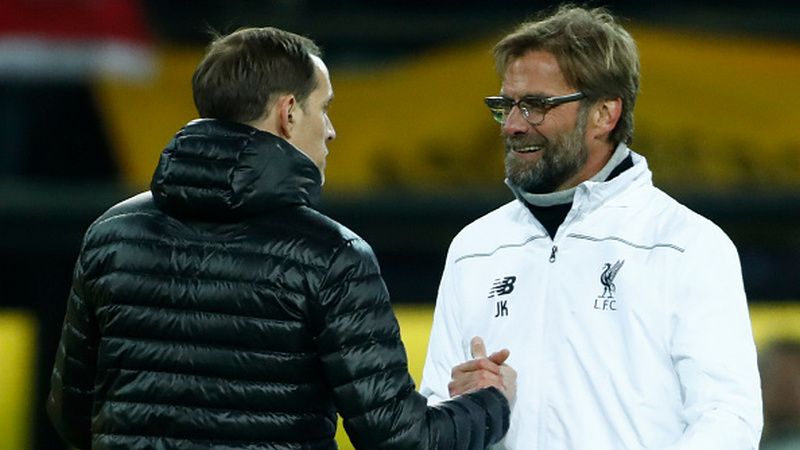 Thomas Tuchel dan Jurgen Klopp Copyright: © Getty Images