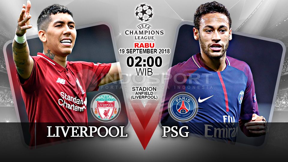 Liverpool vs Paris Saint-Germain (Prediksi) Copyright: © Indosport.com