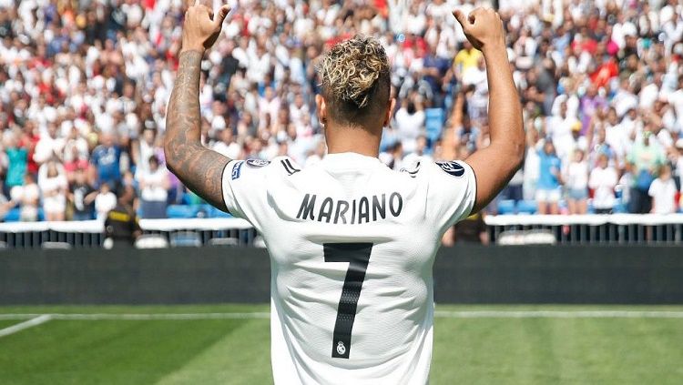 Real Madrid menawarkan pemain penerus Cristiano Ronaldo, Mariano Diaz, ke Arsenal. Copyright: © sopitas