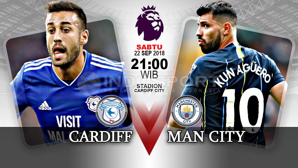 Cardiff vs Manchester City. Copyright: © Indosport.com