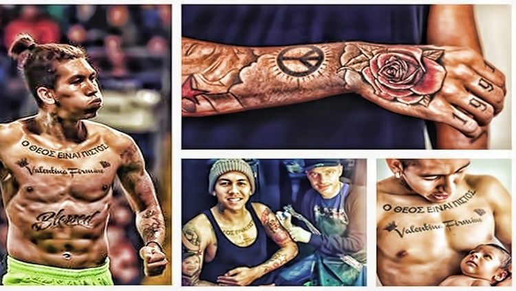 Firmino merupakan pemain yang terobsesi dengan seni tato Copyright: &copy; sokka