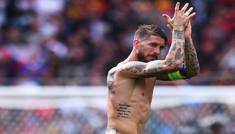Ramos memiliki tato yang mempunyai makna yang sangat dalam Copyright: &copy; gumtoo