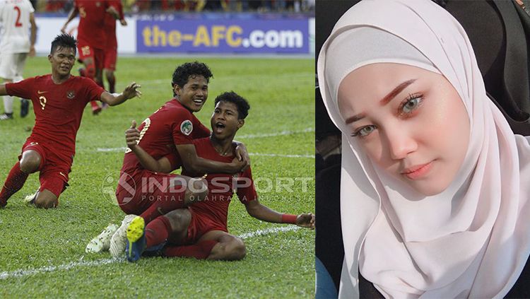 Artis Malaysia turut beri selamat terhadap kemenangan Timnas U-16 Copyright: © INDOSPORT/Arif Yahya