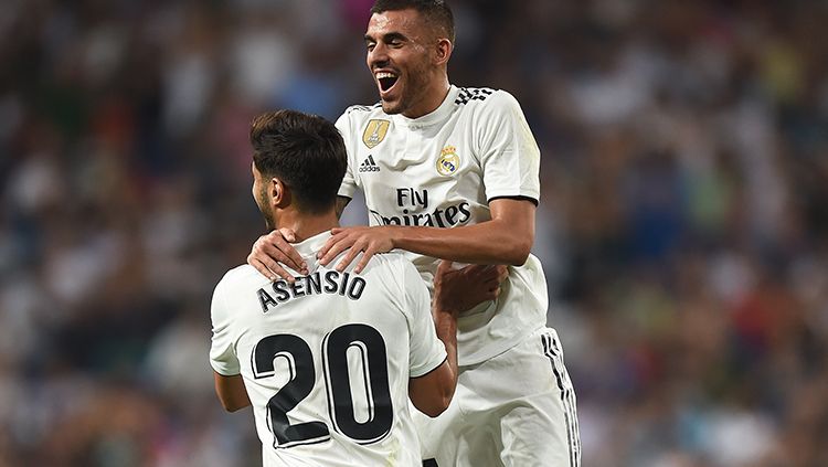 Marco Asensio berselebrasi usai mencetak gol ke gawang Copyright: © Getty Images