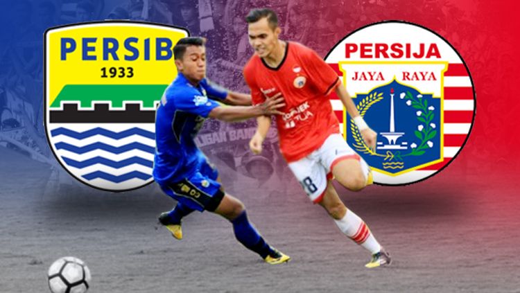 Laga Persib Bandung vs Persija Jakarta. Copyright: © Eli Suhaeli/INDOSPORT